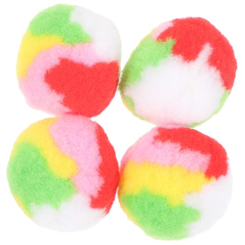 Warmhm 4Stücke Interaktive Kätzchen Spielbälle Farbenfrohes Katzenspielzeug Zur Krallenpflege Und Langlebig Für Katzen Fördert Spielinstinkte Und Hält Katzen Fit Warmhm 4Stücke Interaktive Kätzchen Spielbälle Farbenfrohes Katzenspielzeug Zur Krallenpflege Und Langlebig Für Katzen Fördert Spielinstinkte Und Hält Katzen Fit von Warmhm