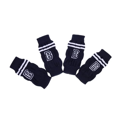 Warmhm 4Stücke Katzen und Hundesocken rutschfest und Warm für Drinnen und Draußen mit Süßem Cartoon Design für Kleine und Katzen Schutz bei Jedem Warmhm 4Stücke Katzen und Hundesocken rutschfest und Warm für Drinnen und Draußen mit Süßem Cartoon Design für Kleine und Katzen Schutz bei Jedem von Warmhm