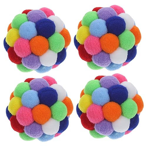 Warmhm 4Stücke Katzenspielzeug Ball Interaktive Kratzbälle mit Glöckchen für Kätzchen und Katzen Fördert Bewegung und Spielverhalten Stressabbau und Beschäftigung Innenräumen Warmhm 4Stücke Katzenspielzeug Ball Interaktive Kratzbälle mit Glöckchen für Kätzchen und Katzen Fördert Bewegung und Spielverhalten Stressabbau und Beschäftigung Innenräumen von Warmhm