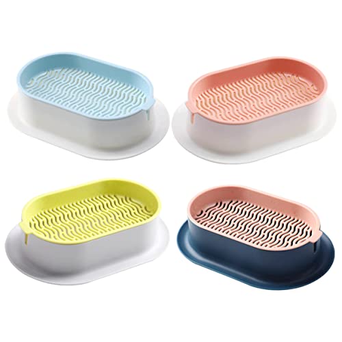 Warmhm 4Stücke Teiliges Katzengras Pflanzset Für Katzen Hydroponische Sprout Box Mit Kreativen Farben von Warmhm