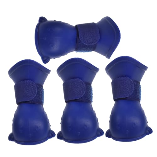 Warmhm 4Stücke rutschfeste Regenstiefel für Leichte und Atmungsaktive Pfotenschuhe für Outdoor Aktivitäten für Warmhm 4Stücke rutschfeste Regenstiefel für Leichte und Atmungsaktive Pfotenschuhe für Outdoor Aktivitäten für von Warmhm