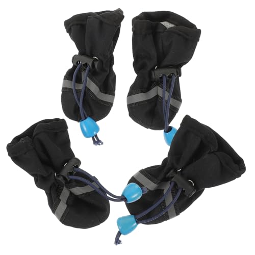 Warmhm 4Stücke wasserdichte Haustierstiefel rutschfeste Hundeschuhe für Outdoor Aktivitäten Pfotenschutz für Katzen für Regnerische und Kratzschutz im Innenbereich Warmhm 4Stücke wasserdichte Haustierstiefel rutschfeste Hundeschuhe für Outdoor Aktivitäten Pfotenschutz für Katzen für Regnerische und Kratzschutz im Innenbereich von Warmhm