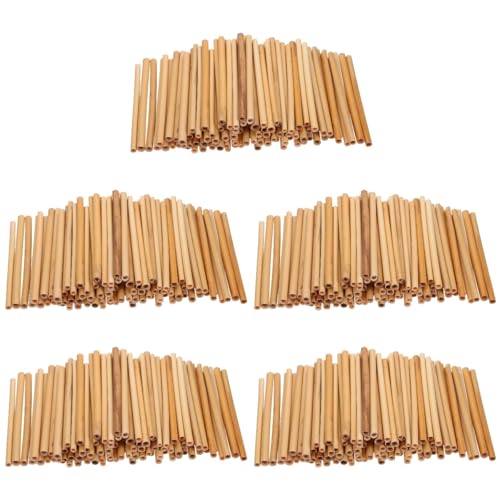Warmhm 500 Stück Natürliche Schilfrohr-Bienenröhren 15 cm Hohle Stiele Für Die Bestäubung Von Bienennestern (0 5–0 8 cm Durchmesser) von Warmhm