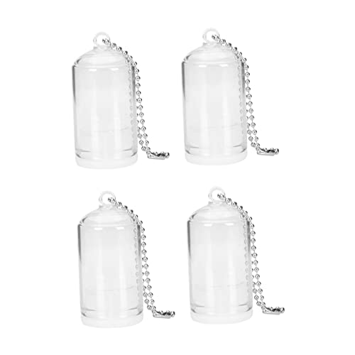 Warmhm 5Stücke Mini Sukkulenten Anhänger Terrarium Schlüsselanhänger Für Dekoration Ohne Pflanze Ornament Für Gartenliebhaber von Warmhm