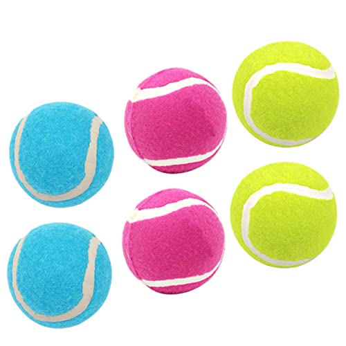 Warmhm 6Stücke Hundebälle für Mittelgroße Hochwertige Tennisbälle und Interaktives Kauspielzeug für Aktives Training und Unterhaltung Warmhm 6Stücke Hundebälle für Mittelgroße Hochwertige Tennisbälle und Interaktives Kauspielzeug für Aktives Training und Unterhaltung von Warmhm