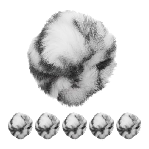 Warmhm 6Stücke Interaktive Katzenminze Plüschbälle Leopardendruck Kauspielzeug für Katzen Indoor Aktivität und Spaß Sicheres Material für Stundenlangen Spielspaß von Warmhm