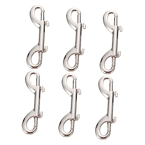 Warmhm 6Stücke Zinklegierung Snap Hooks Für Haustier Und Langlebige Zubehörteile Mit Federbelastung Für Hundeleinen Schlüsselanhänger von Warmhm