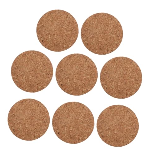 Warmhm 8 Stück Teiliges Korkstopfen Korkdeckel für Glasvase Pflanzer Einmachgläser Terrarien für Hochzeiten und Heimdekoration von Warmhm