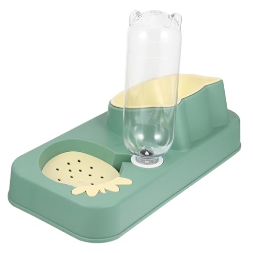 Warmhm Automatischer Katzenfutternapf Mit Antirutschdesign Matcha Für Sauberes Wasser Und Futter Für Haustiere Und Vielbeschäftigte von Warmhm