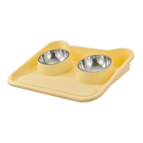 Warmhm Doppelter Futternapf für Haustiere mit Auslauf Design Katzen und Hundenapf Stabile Halterung zu Reinigen für Sicheres Füttern Warmhm Doppelter Futternapf für Haustiere mit Auslauf Design Katzen und Hundenapf Stabile Halterung zu Reinigen für Sicheres Füttern von Warmhm