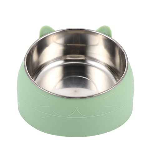 Warmhm Erhöhter Futternapf aus für Katzen und Kleine Hunde für Ergonomische Fütterung rutschfest und Bruchsicher für Gesunde von Warmhm