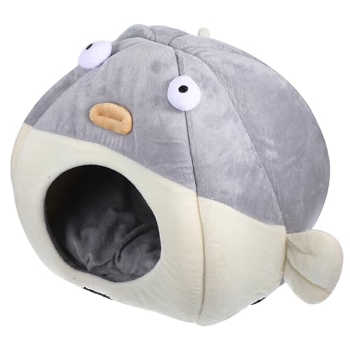 Warmhm Flauschiges Katzenbett im Design Halboffenes Haustier Schlafnest für Katzen und Kleine Warm und Gemütlich für Drinnen Hochwertigem Warmhm Flauschiges Katzenbett im Design Halboffenes Haustier Schlafnest für Katzen und Kleine Warm und Gemütlich für Drinnen Hochwertigem von Warmhm