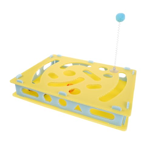 Warmhm Futterspender Maze für Drinnen Fördert Langsames Fressen Geistige Anregung mit Klangball und Labyrinthbox für Katzenunterhaltung und Spielvergnügen Warmhm Futterspender Maze für Drinnen Fördert Langsames Fressen Geistige Anregung mit Klangball und Labyrinthbox für Katzenunterhaltung und Spielvergnügen von Warmhm