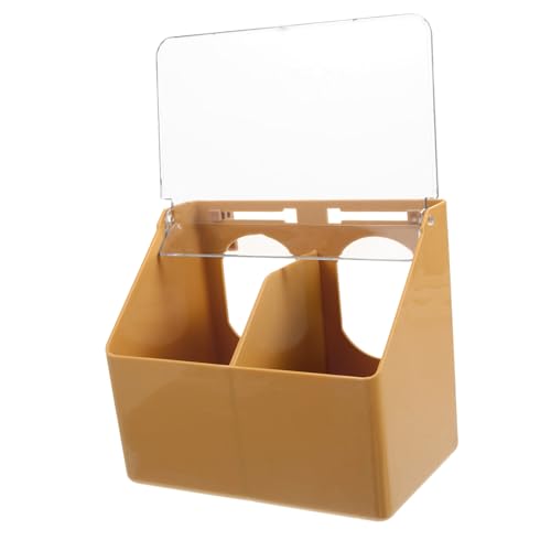 Warmhm Hängender Taubenfutterspender Futtersilo aus Robustem Material Großer Vorratsbehälter für Vogelkäfige zur Vermeidung von Lebensmittelverschwendung mit Deckel Warmhm Hängender Taubenfutterspender Futtersilo aus Robustem Material Großer Vorratsbehälter für Vogelkäfige zur Vermeidung von Lebensmittelverschwendung mit Deckel von Warmhm