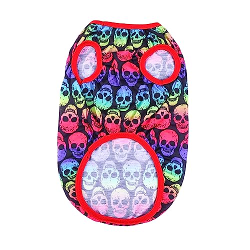 Warmhm Halloween Hundekostüm Pullover mit Muster Bunte Haustier Sweater für Halloween für Partys und Fotoshootings Warm und Leicht Warmhm Halloween Hundekostüm Pullover mit Muster Bunte Haustier Sweater für Halloween für Partys und Fotoshootings Warm und Leicht von Warmhm