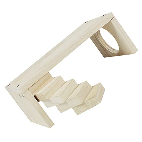 Warmhm Hamster Aus Holz Kletterholz Für Hamster Und Meerschweinchen Sichere Spielumgebung Fördert Bewegung Und Koordination Für Erkundung von Warmhm