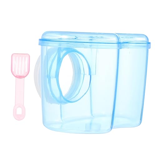 Warmhm Hamster Badezimmer Kompaktes Sandbad für Kleine Haustiere Langlebig Atmungsaktivem Design für Einfache Reinigung und Beobachtung für Zwerghamster Warmhm Hamster Badezimmer Kompaktes Sandbad für Kleine Haustiere Langlebig Atmungsaktivem Design für Einfache Reinigung und Beobachtung für Zwerghamster von Warmhm