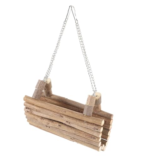 Warmhm Hamster Hängematte Aus Holz Dekoratives Kauspielzeug Für Hamster Kletterspielzeug Und Schaukelspielzeug Anregendes Landschaftsdesign Für Aufregendes von Warmhm