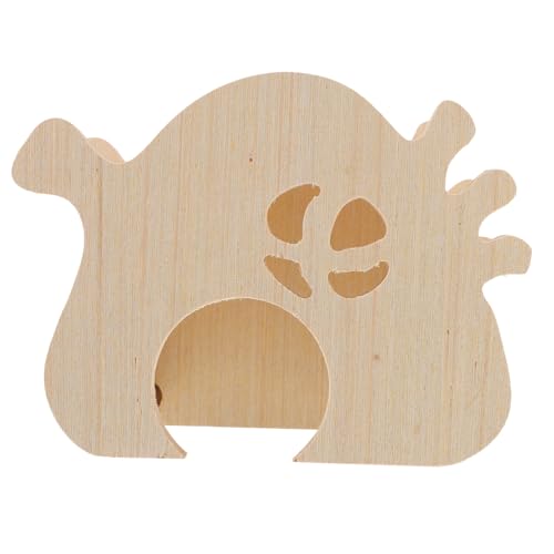 Warmhm Hamster Holzversteck Mit Kletterleiter Zartes Hamsterhaus Für Rückzug Langlebiges Rattenversteck Aus Holz Haustierzubehör Für Zwerghamster Und Rennmäuse von Warmhm