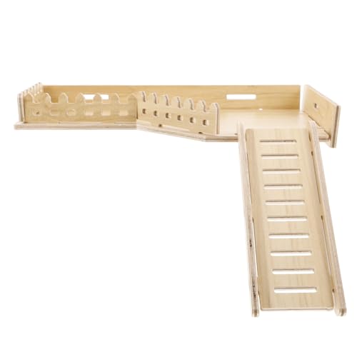 Warmhm Hamsterleiterplattform aus Holz Kletter und Ruheplattform für Kleintiere Spielzeug für Hamster Meerschweinchen und Zwerghamster Verschleißfest und Sicher für Käfig Warmhm Hamsterleiterplattform aus Holz Kletter und Ruheplattform für Kleintiere Spielzeug für Hamster Meerschweinchen und Zwerghamster Verschleißfest und Sicher für Käfig von Warmhm