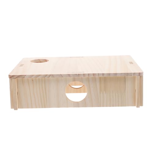 Warmhm Hamster Versteck aus Holz Mehrkammeriges Maze für Kleintiere Sicheres und Langlebiges für Hamster Meerschweinchen und Chinchillas für Drinnen und Draußen Warmhm Hamster Versteck aus Holz Mehrkammeriges Maze für Kleintiere Sicheres und Langlebiges für Hamster Meerschweinchen und Chinchillas für Drinnen und Draußen von Warmhm