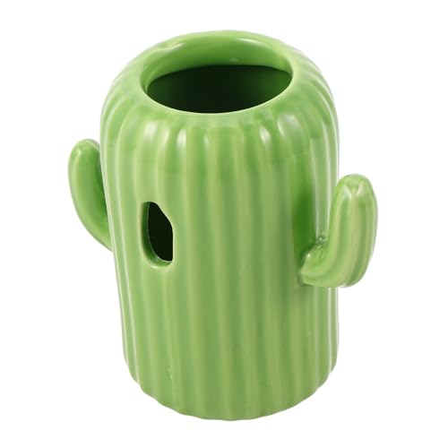 Warmhm Hamster Wasserflasche Halter aus Keramik Kaktusförmiger Trinkspender für Kleine Stabiler Flaschenständer für Hamster und Kleintiere Warmhm Hamster Wasserflasche Halter aus Keramik Kaktusförmiger Trinkspender für Kleine Stabiler Flaschenständer für Hamster und Kleintiere von Warmhm