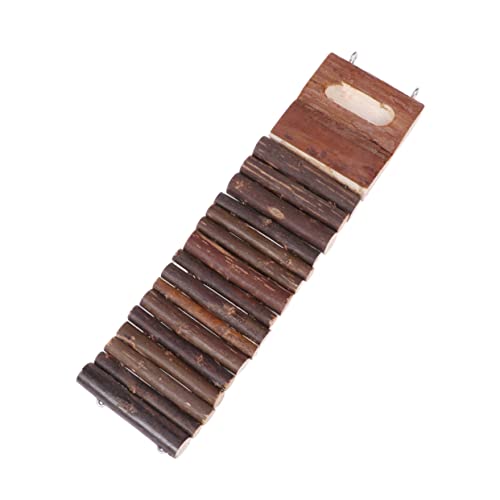 Warmhm Hamsterbrücke Aus Holz Kletterleiter Für Kleine Haustiere Kauen Und Fördert Käfig von Warmhm
