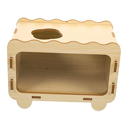 Warmhm Hamsterhaus Mini Schlafkiste für Kleine Haustiere Interaktives Tunnel aus Langlebigem für Hamster Graben zu Verstecken von Warmhm