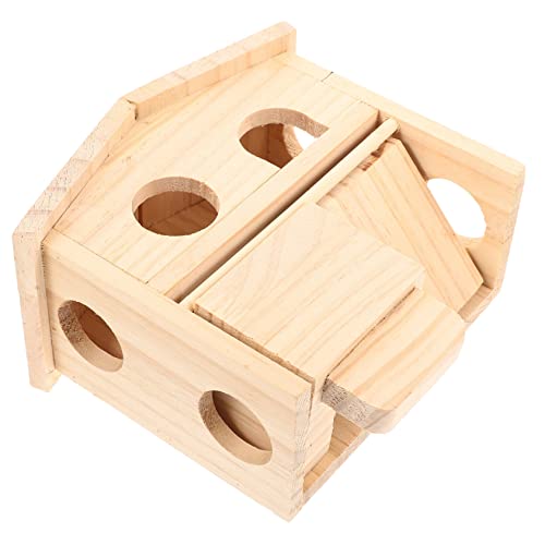 Warmhm Hamsterhaus aus Doppelstöckiges Rattenversteck für Kleine Haustiere Sicheres und Komfortables Nest für Hamster Zwerghamster und Ratten Warmhm Hamsterhaus aus Doppelstöckiges Rattenversteck für Kleine Haustiere Sicheres und Komfortables Nest für Hamster Zwerghamster und Ratten von Warmhm