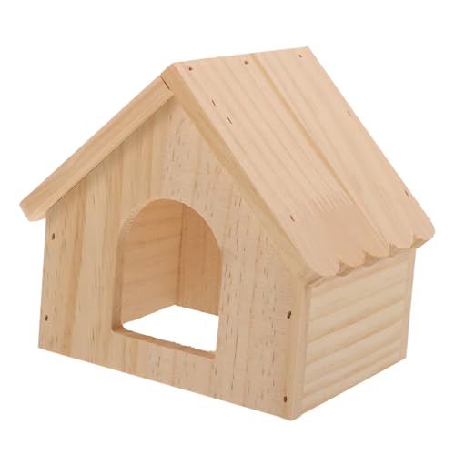 Warmhm Hamsterhaus aus Holz für Kleine Praktische Hamsterhütte mit Dach für Hamster Zwerghamster Meerschweinchen und Andere Kleintiere Langlebig und Verschleißfest Sorgt Warmhm Hamsterhaus aus Holz für Kleine Praktische Hamsterhütte mit Dach für Hamster Zwerghamster Meerschweinchen und Andere Kleintiere Langlebig und Verschleißfest Sorgt von Warmhm