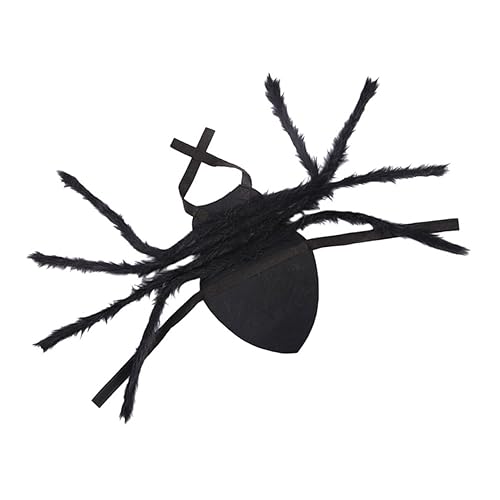 Warmhm Haustier Halloween Kostüm Spinnen Gurt Für Katzen Gruselige Spinnen Verkleidung Für Partys Und Feiertage Für Kleine Haustiere von Warmhm