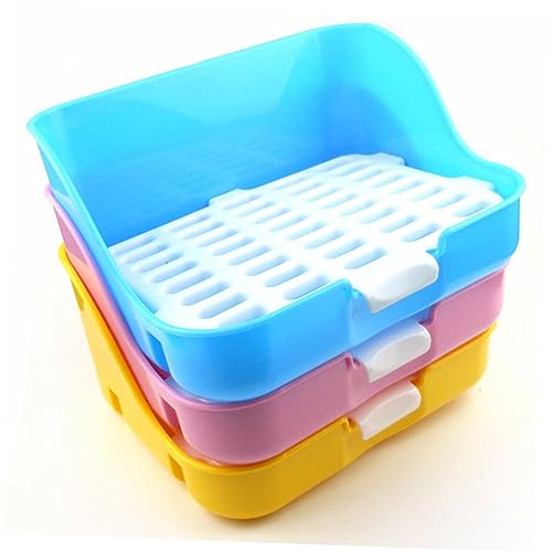 Warmhm Haustier Töpfchen Trainer Pad Mit Zaun Abnehmbare Indoor Toilettenschüssel Für Welpen Und Katzen Variabel Zubehör von Warmhm
