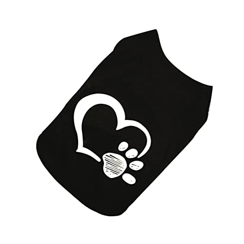Warmhm Haustierweste für Kleine Bequeme Hundekleidung mit Herzfußabdruck für Besondere Anlässe Warmhm Haustierweste für Kleine Bequeme Hundekleidung mit Herzfußabdruck für Besondere Anlässe von Warmhm