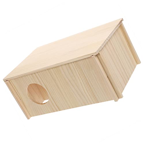 Warmhm Holzhamsterhaus Versteck für Käfigzubehör Langlebig Robust und Sicher für Hamster und Ratten als Tunnelspielzeug für Stundenlangen Spielspaß Warmhm Holzhamsterhaus Versteck für Käfigzubehör Langlebig Robust und Sicher für Hamster und Ratten als Tunnelspielzeug für Stundenlangen Spielspaß von Warmhm