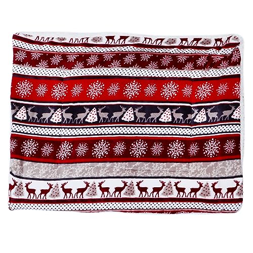 Warmhm Hundedecke für Hunde und Katzen Flauschige Kuscheldecke aus Fleece Lagig Geeignet für Betten Käfige und Autofahrten Maschinenwaschbar rutschfest und Einfach zu Reinigen von Warmhm