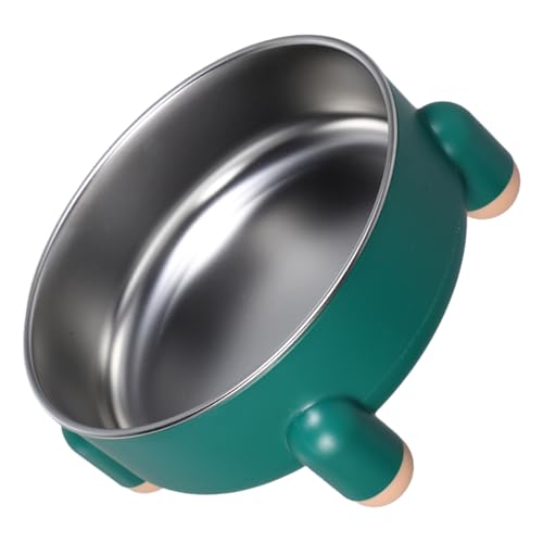 Warmhm Hundenapf Katzennapf hundeerzogene näpfe Futternapf aus Edelstahl Hund wassernapf Edelstahl große Hundeschale Futternapf für Haustiere kleine Hundenäpfe Rostfreier Stahl Green von Warmhm