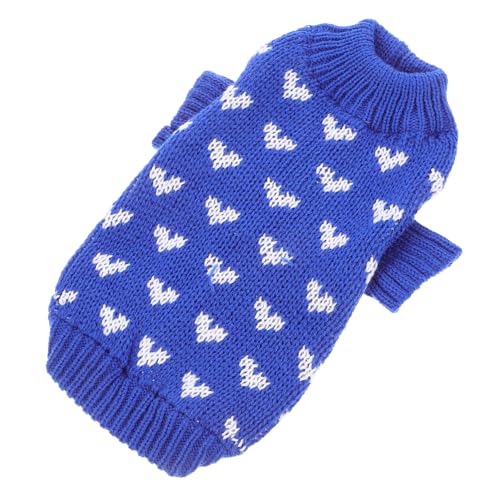 Warmhm Hundepullover für Kleine Herzmuster Strickpullover Hundekleidung für Modebewusste Haustiere für Winter und Festliche Anlässe S Warmhm Hundepullover für Kleine Herzmuster Strickpullover Hundekleidung für Modebewusste Haustiere für Winter und Festliche Anlässe S von Warmhm