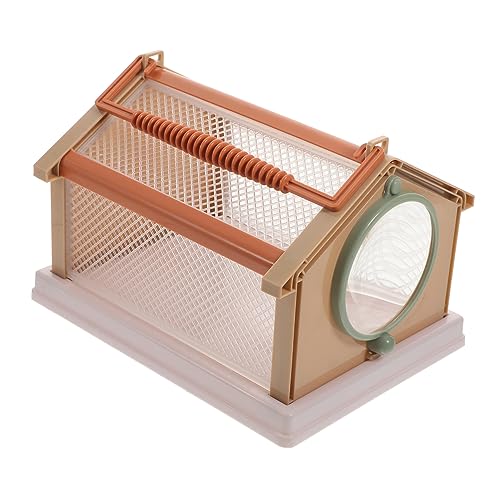 Warmhm Insektenbeobachtungskäfig für Tragbarer Künstlerischer Outdoor Käfig aus Kunststoff für Beobachtung von Schmetterlingen Drachenfliegen und Kleinen Objekten für Drinnen und Draußen von Warmhm