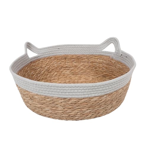 Warmhm Katzenbett aus Baumwollseil Gewebtes Katzennest für Innen und Außen Dekoratives Katzenmöbel Katzenform Kratzfest und Vielseitig für Jahreszeiten Warmhm Katzenbett aus Baumwollseil Gewebtes Katzennest für Innen und Außen Dekoratives Katzenmöbel Katzenform Kratzfest und Vielseitig für Jahreszeiten von Warmhm
