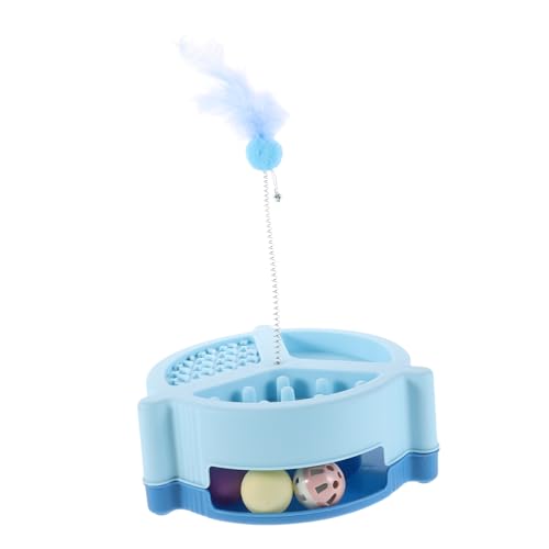 Warmhm Katzenspielzeug Selbstunterhaltungsstab Drehtellerball Interaktive Katzenbälle Spielzeug Für Hauskatzen Heimtierbedarf Für Kätzchen Katzen-Teasing-Stick Katzenzubehör Warmhm Katzenspielzeug Selbstunterhaltungsstab Drehtellerball Interaktive Katzenbälle Spielzeug Für Hauskatzen Heimtierbedarf Für Kätzchen Katzen-Teasing-Stick Katzenzubehör von Warmhm