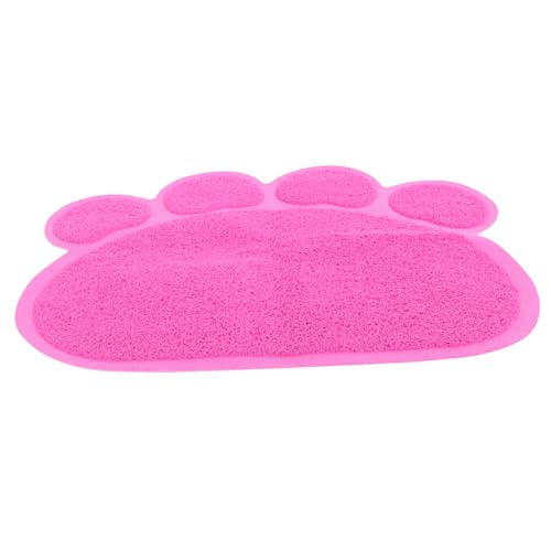 Warmhm Katzentoilettenmatte Futtermatte für Katzen rutschfest Schmutzabweisend für Katzentoiletten Futterunterlage Hält Böden und Hygienisch von Warmhm