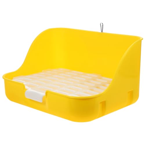 Warmhm Kleine Ecktoilette für Haustiere Bunny Toilet Box für Kaninchen Hamster und Meerschweinchen Installieren Auslaufsicher und Pflegeleicht für Zuhause und Garten Warmhm Kleine Ecktoilette für Haustiere Bunny Toilet Box für Kaninchen Hamster und Meerschweinchen Installieren Auslaufsicher und Pflegeleicht für Zuhause und Garten von Warmhm