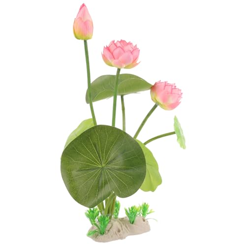 Warmhm Künstliche Lotusblüte Aquarium Deko Naturnahe Langlebige Kunststoff Wasserpflanze für Fischbecken Lebensechte Teichpflanze zur Aquarienlandschaft Gestaltung Schwimmende Deko Warmhm Künstliche Lotusblüte Aquarium Deko Naturnahe Langlebige Kunststoff Wasserpflanze für Fischbecken Lebensechte Teichpflanze zur Aquarienlandschaft Gestaltung Schwimmende Deko von Warmhm