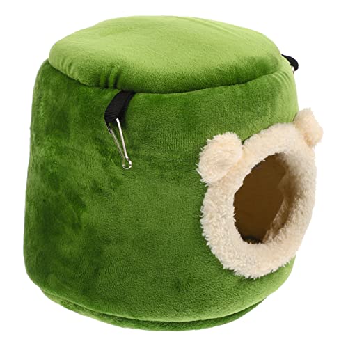 Warmhm Kuscheliges Hamsterhaus aus Design für Kleine Haustiere für Hamster Chinchillas und Andere Nager Sicheres und Bequemes Schlaf von Warmhm