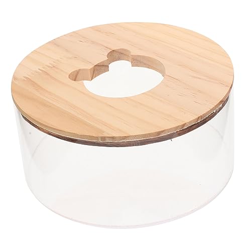 Warmhm Meerschweinchen Badewanne Mit Holzdeckel Transparente Sandbadbox Für Hamster Und Ratten Multifunktionale Toilette Für Kleine Haustiere Warmhm Meerschweinchen Badewanne Mit Holzdeckel Transparente Sandbadbox Für Hamster Und Ratten Multifunktionale Toilette Für Kleine Haustiere von Warmhm