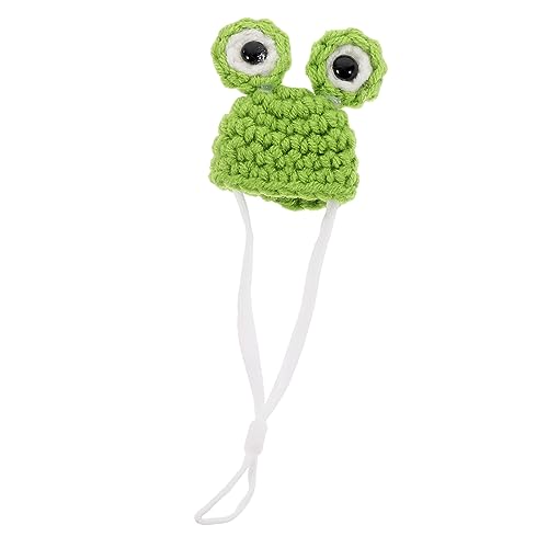 Warmhm Mini Strickmütze für Kleine Tiere Dekorativer Hut für Hamster Chinchillas und Eidechsen Halloween Accessoire Leicht und Sicher Verstellbar für Maximalen von Warmhm