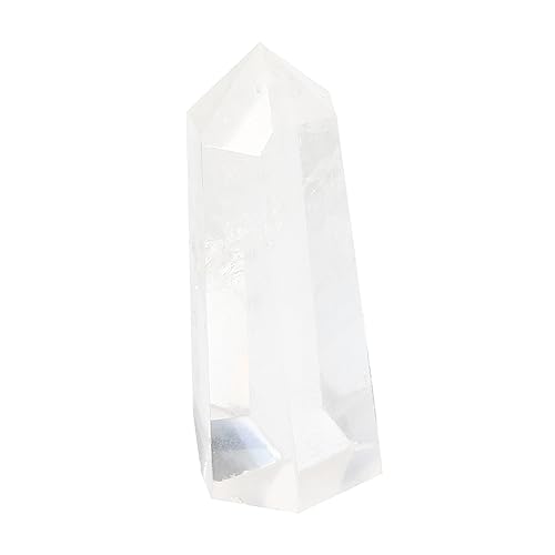 Warmhm Natürliche Kristallsäule Sechseckige Dekoration Aus Weißem Kristall Für Aquarien Meditation Für Feng Shui Für Freunde von Warmhm