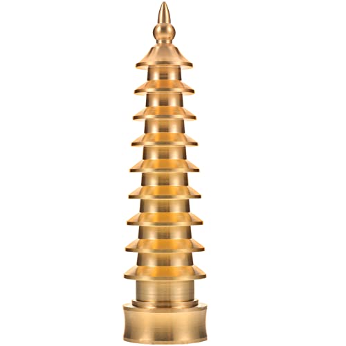 Warmhm Exquisite Und Ergänzung Zu Ihren Schlüsseln Schlüsselanhänger Dekorative Kupferpagode von Warmhm