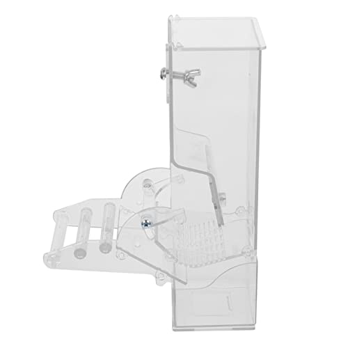 Warmhm Papagei Futterspender Automatischer Vogel Nahrungsmittelbehälter aus Transparente Sittich Feed Box für Design mit Großer Kapazität für Optimale Fütterung Warmhm Papagei Futterspender Automatischer Vogel Nahrungsmittelbehälter aus Transparente Sittich Feed Box für Design mit Großer Kapazität für Optimale Fütterung von Warmhm