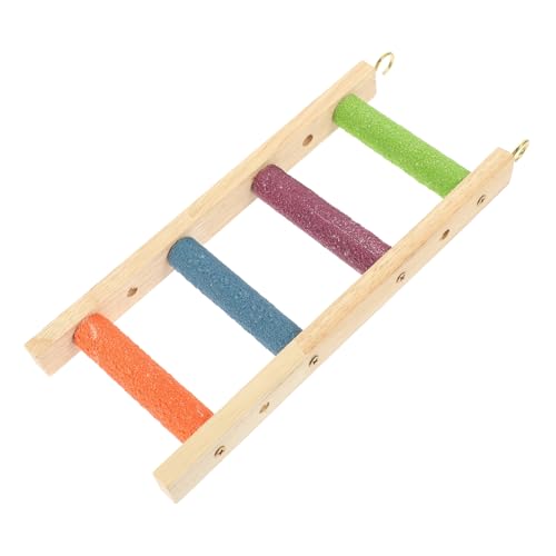 Warmhm Papageienleiter Buntem Design Kletterleiter für Vögel für Hamster und Nager Fördert Spiel und Bewegung Stufige Klettermöglichkeit Warmhm Papageienleiter Buntem Design Kletterleiter für Vögel für Hamster und Nager Fördert Spiel und Bewegung Stufige Klettermöglichkeit von Warmhm